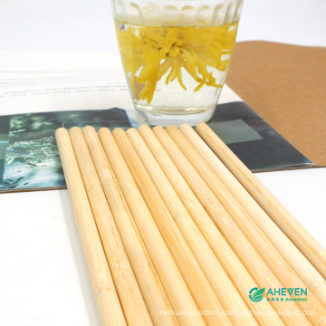 6.0mm 8.0mm 10mm Ect Bamboo Drinking Straw for Restaurant or Party